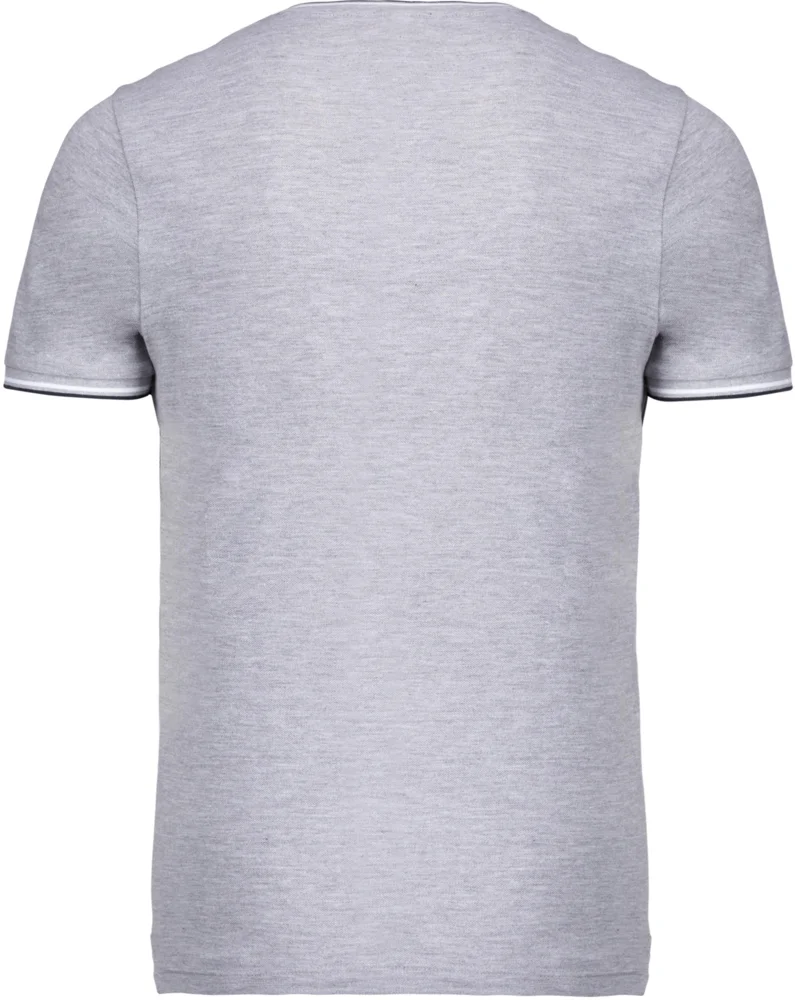 Herren Piqué V-Ausschnitt T-Shirt