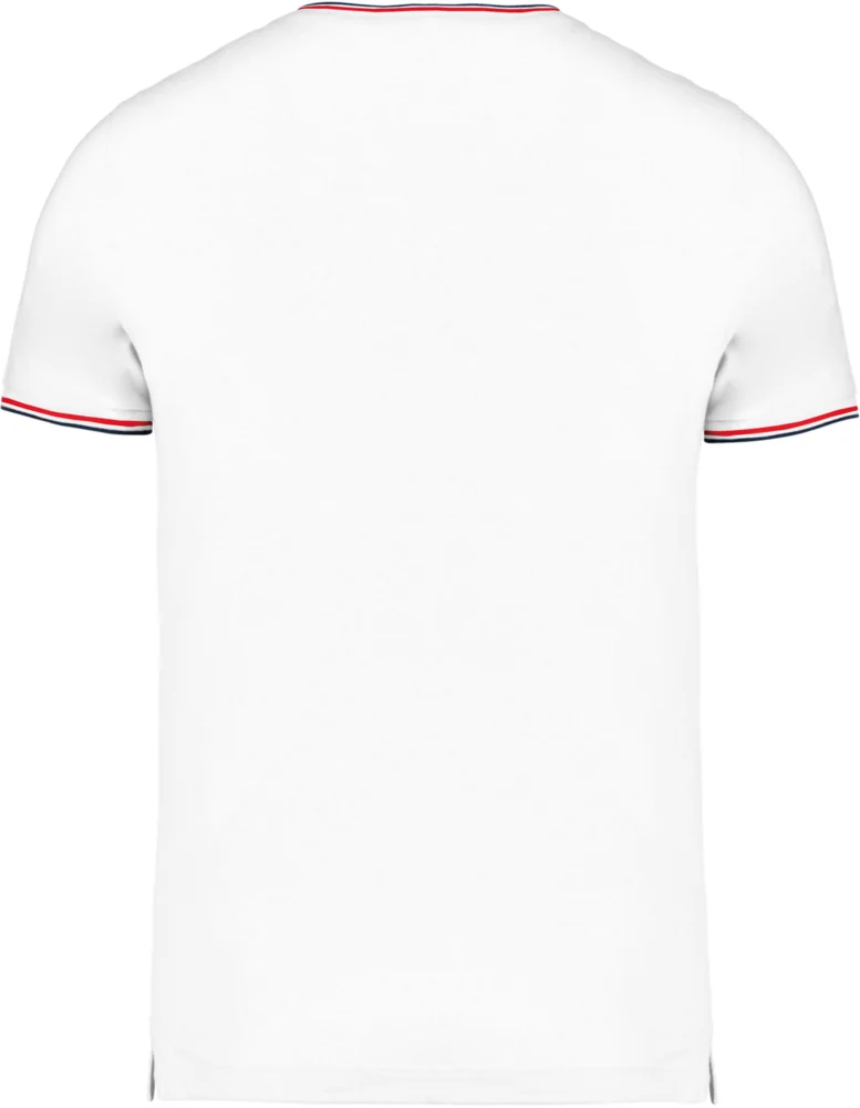 Herren Piqué V-Ausschnitt T-Shirt