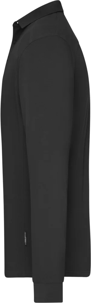 Men's piqué workwear polo long sleeve