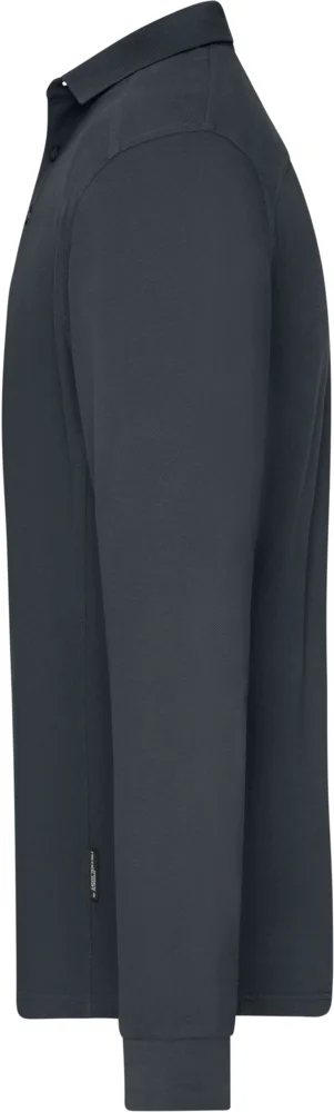 Men's piqué workwear polo long sleeve