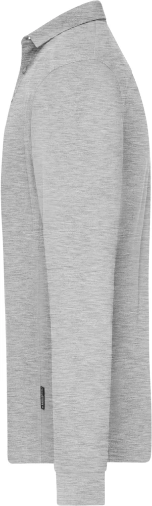 Men's piqué workwear polo long sleeve