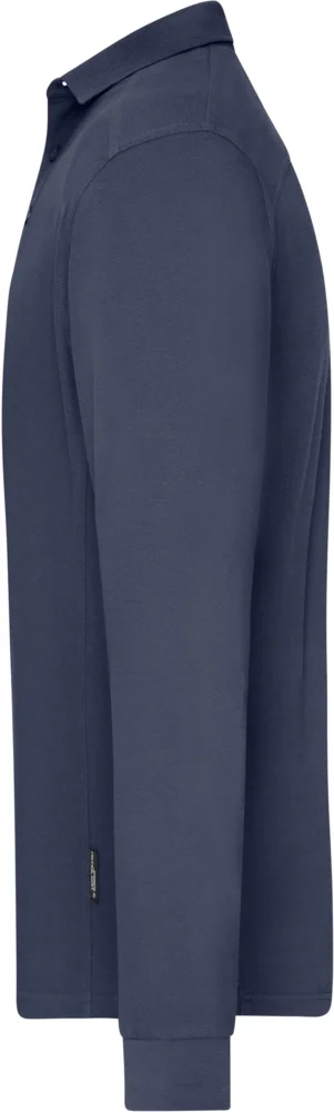 Men's piqué workwear polo long sleeve