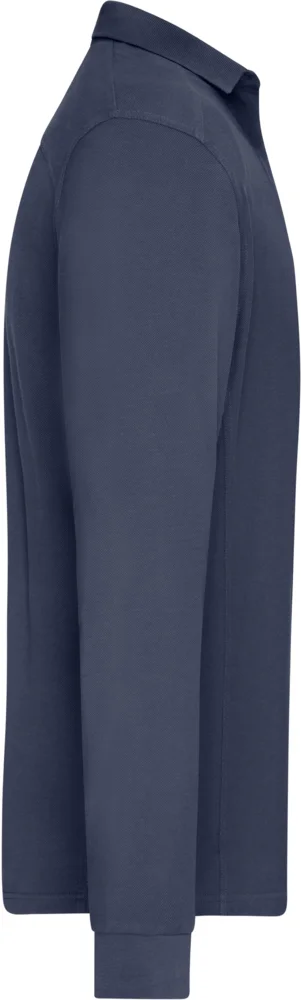 Men's piqué workwear polo long sleeve