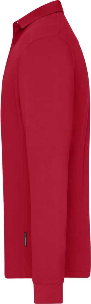 Men's piqué workwear polo long sleeve