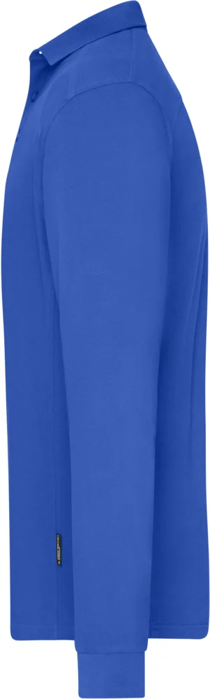 Men's piqué workwear polo long sleeve