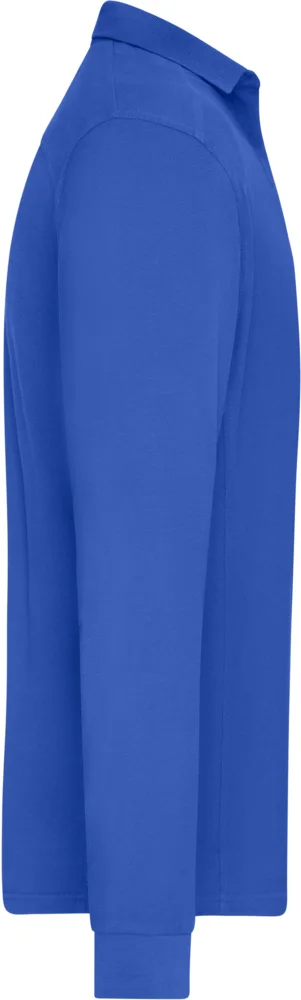 Men's piqué workwear polo long sleeve