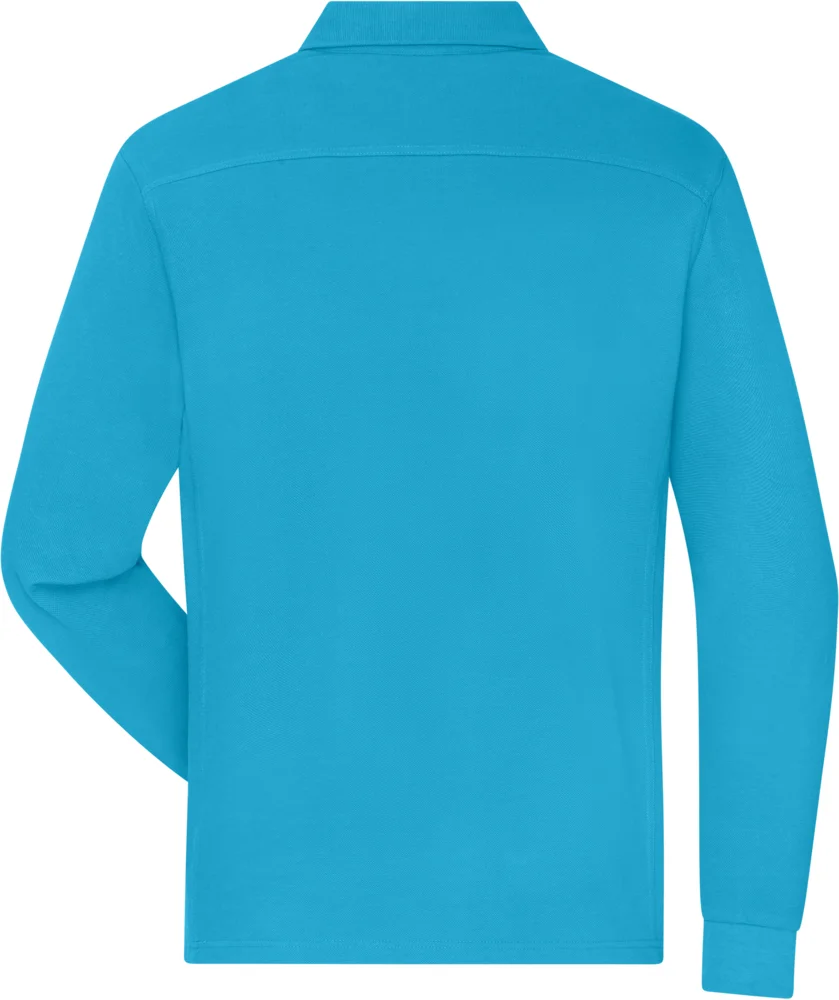 Men's piqué workwear polo long sleeve