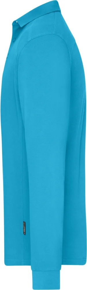 Men's piqué workwear polo long sleeve