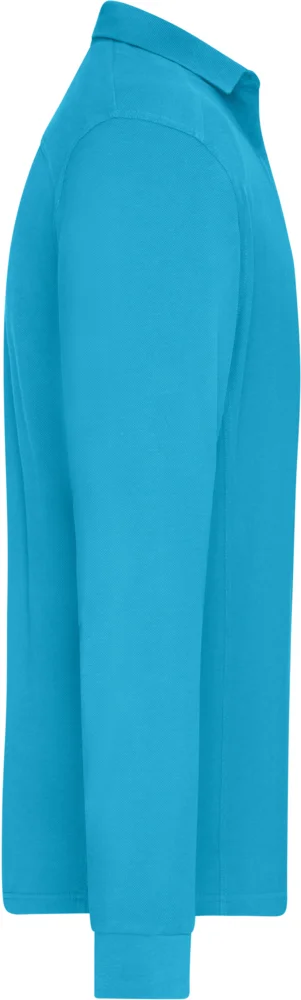 Men's piqué workwear polo long sleeve