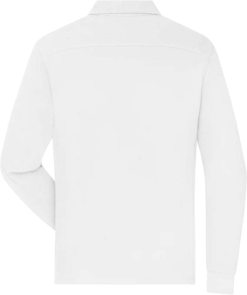 Men's piqué workwear polo long sleeve