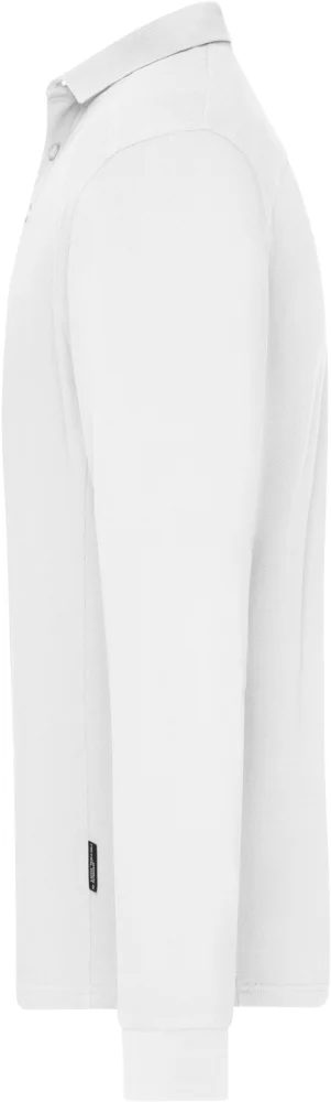 Men's piqué workwear polo long sleeve