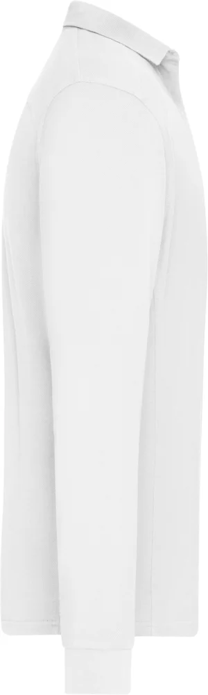 Men's piqué workwear polo long sleeve