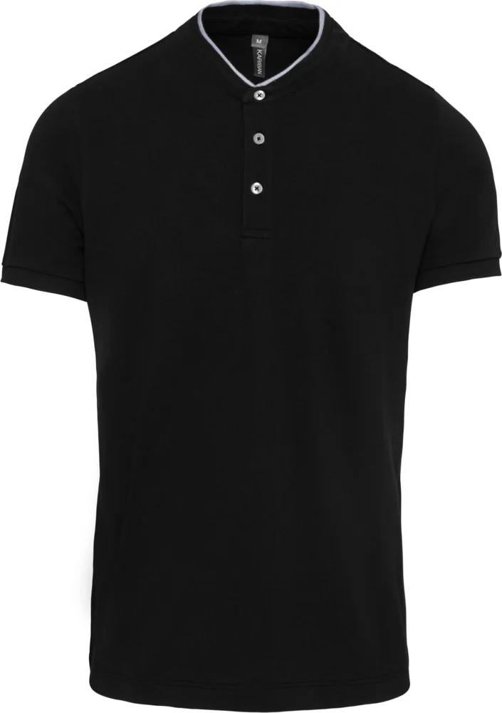 Herren Polo mit Maokragen