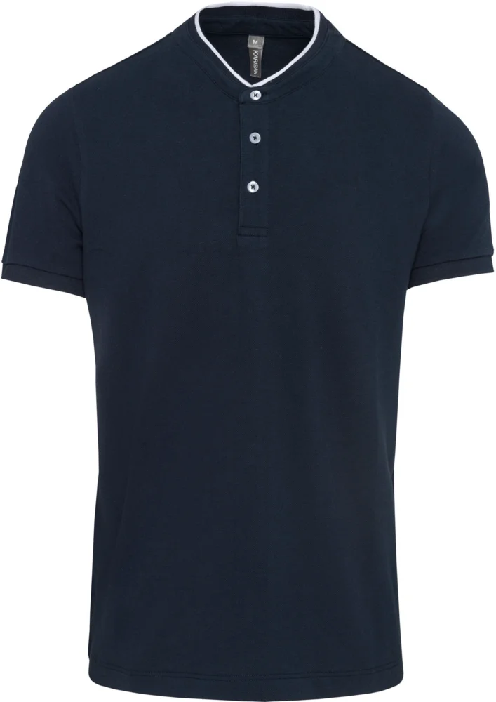 Herren Polo mit Maokragen