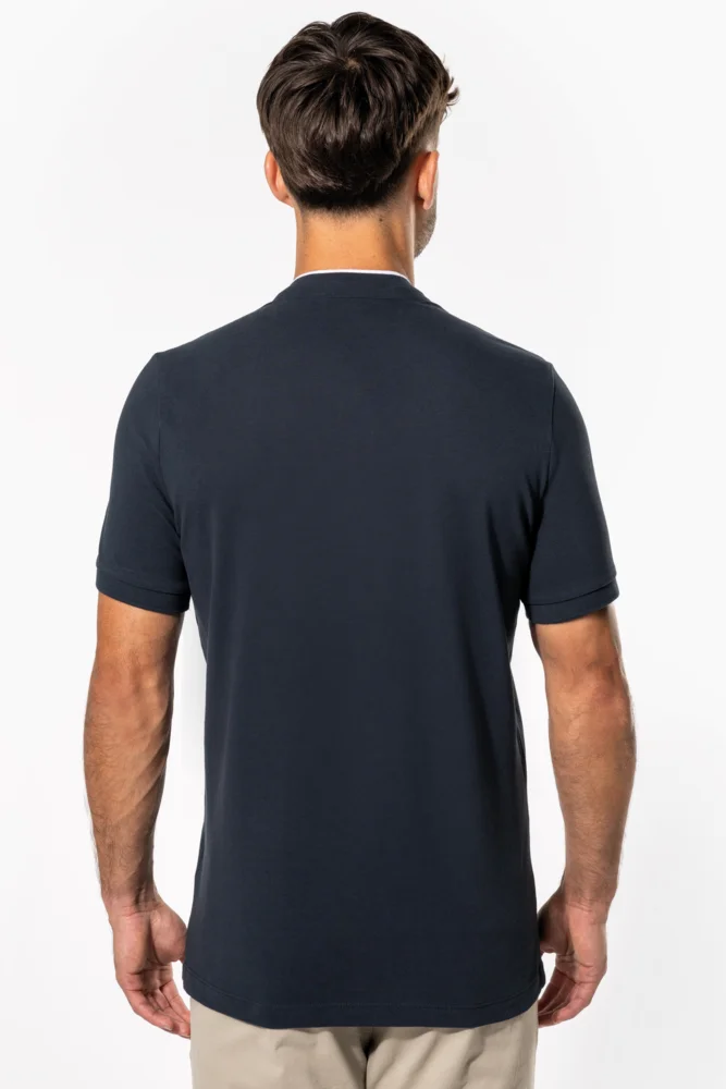 Herren Polo mit Maokragen