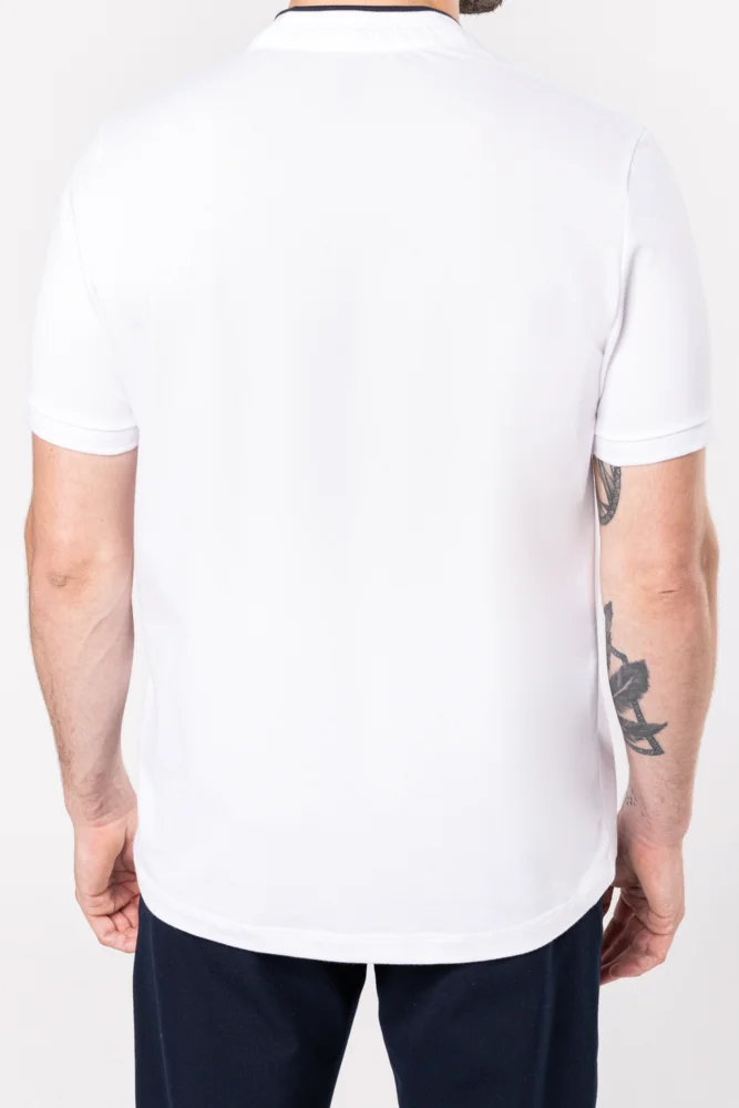Herren Polo mit Maokragen