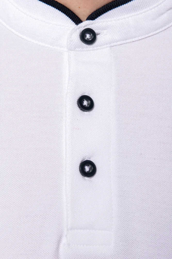 Herren Polo mit Maokragen