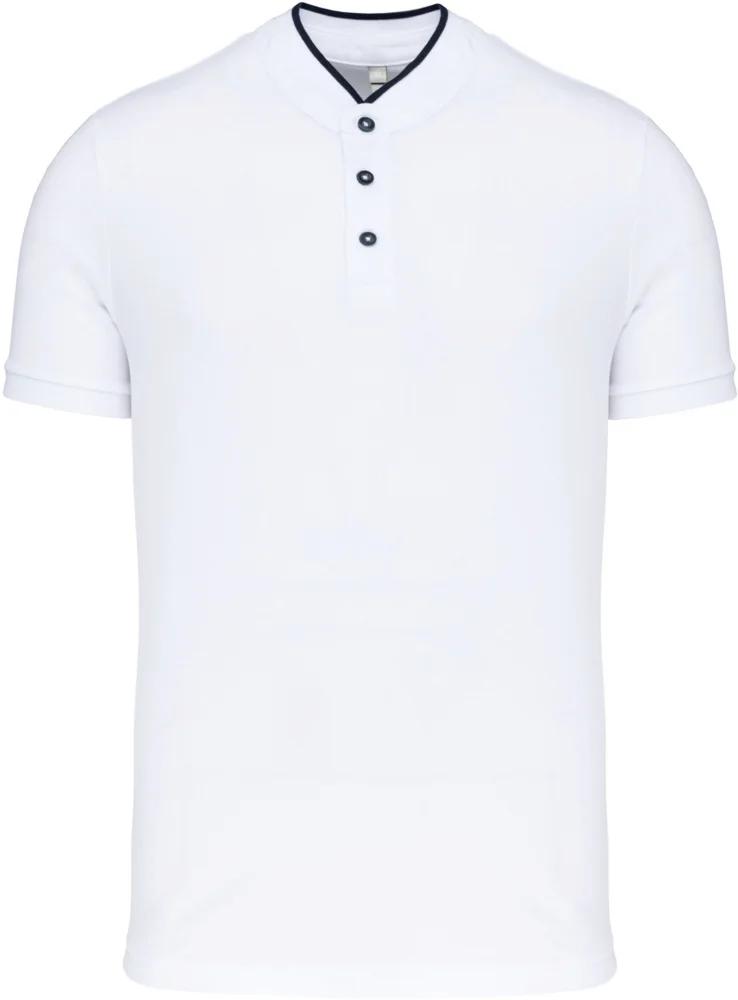 Herren Polo mit Maokragen