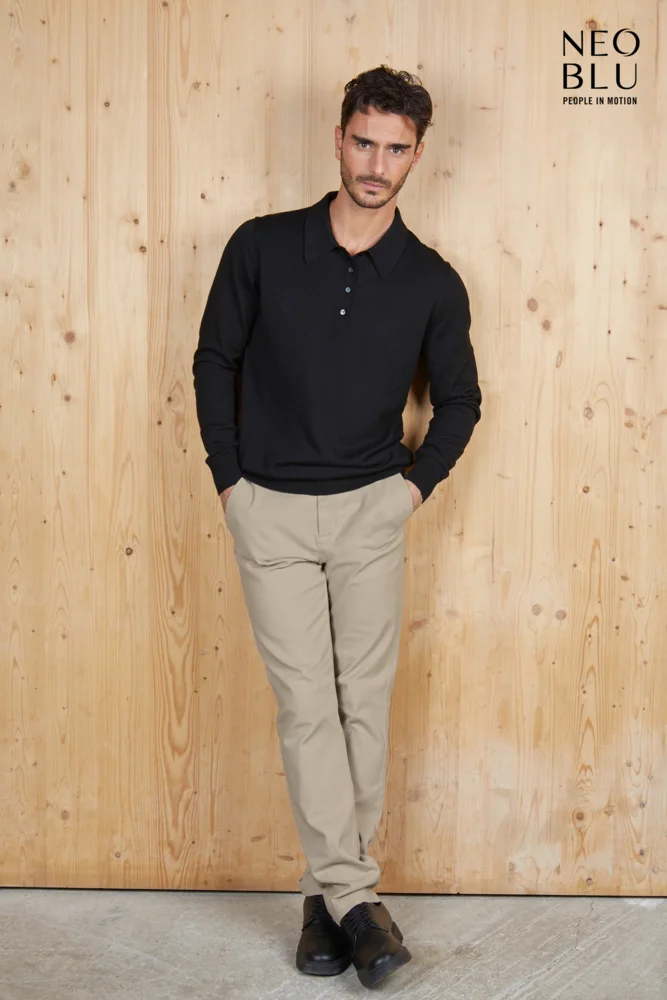 Herren Polo Sweater