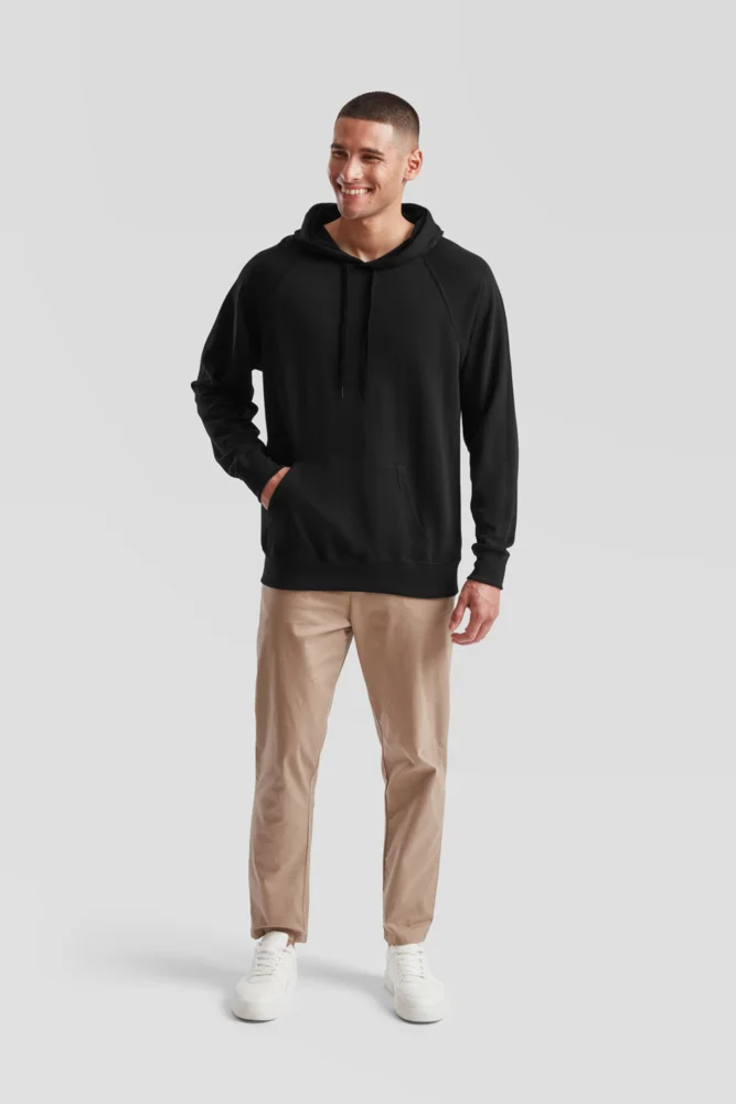 Men's Raglan Hooded Sweatshirt