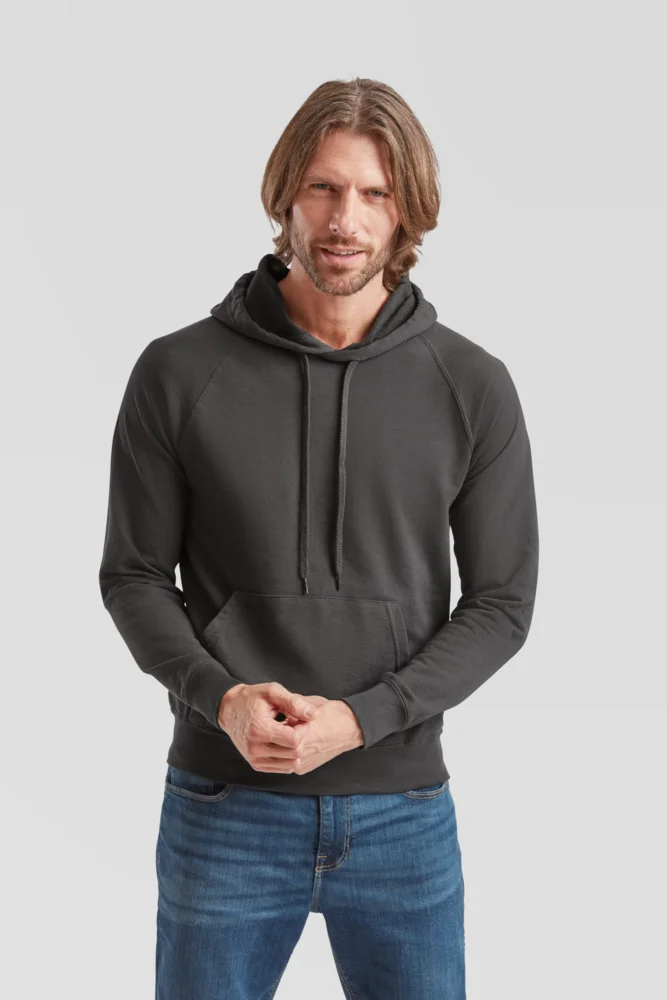 Men's Raglan Hooded Sweatshirt