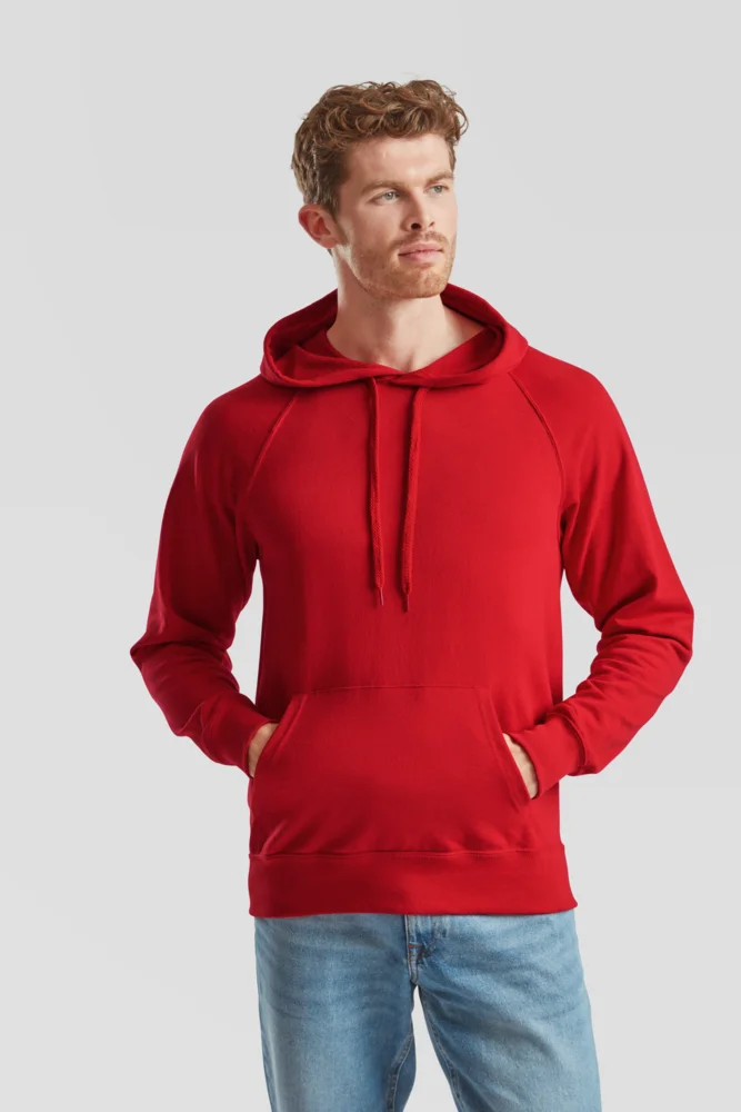 Men's Raglan Hooded Sweatshirt