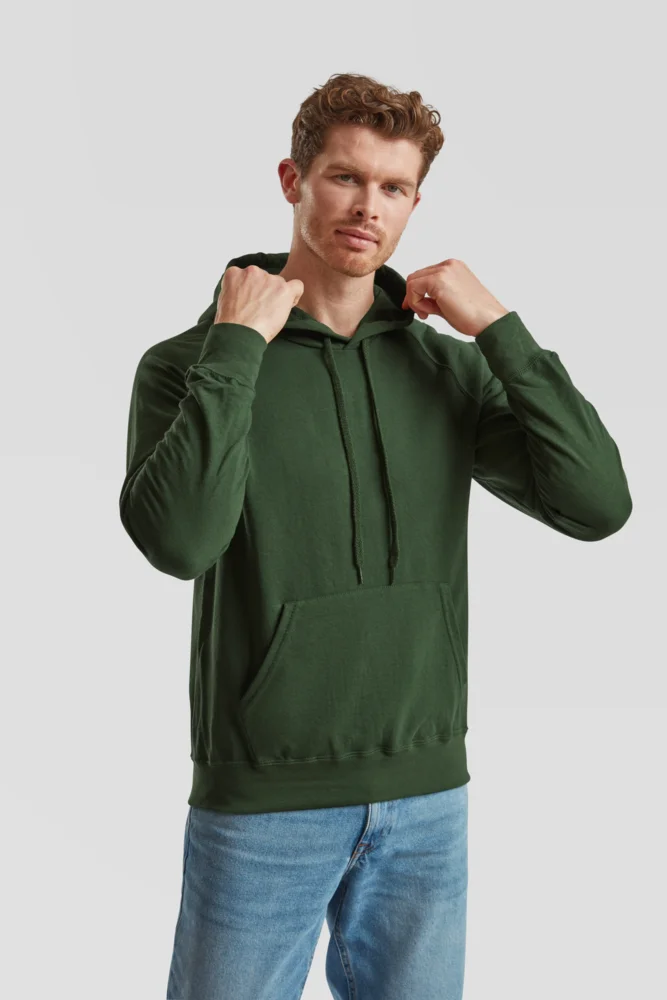 Men's Raglan Hooded Sweatshirt