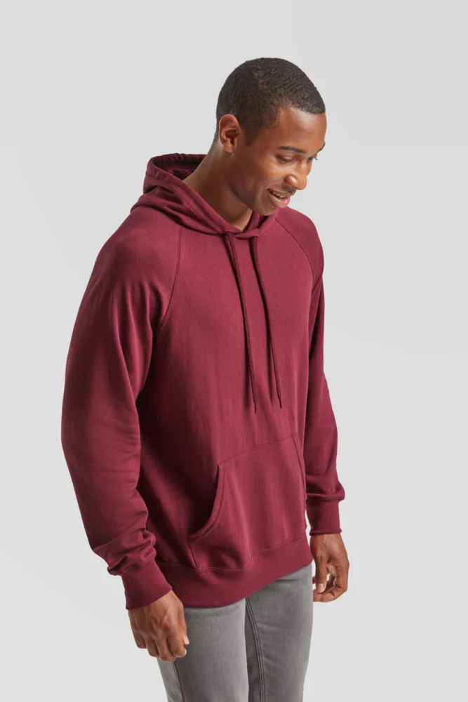 Men's Raglan Hooded Sweatshirt