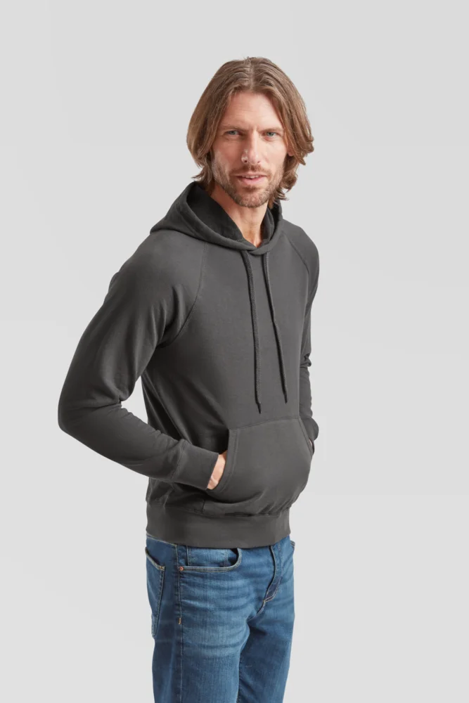 Men's Raglan Hooded Sweatshirt