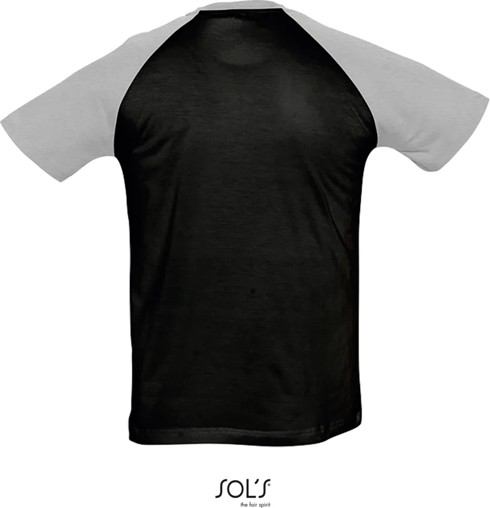 Herren Raglan T-Shirt 2-farbig