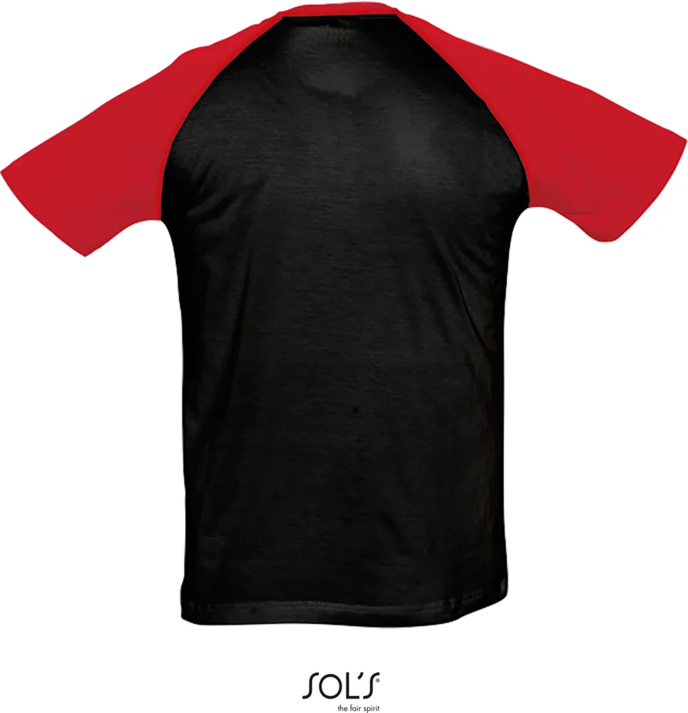 Herren Raglan T-Shirt 2-farbig