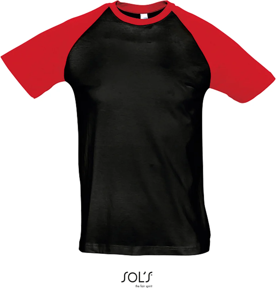 Herren Raglan T-Shirt 2-farbig