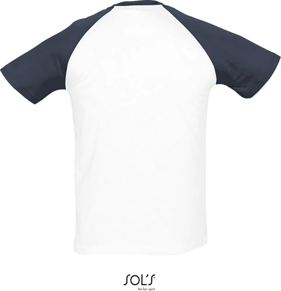 Herren Raglan T-Shirt 2-farbig