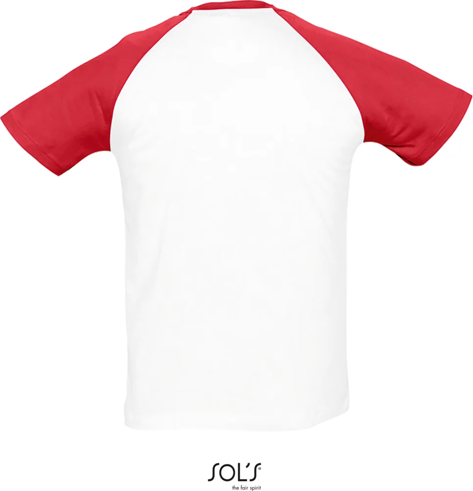 Herren Raglan T-Shirt 2-farbig