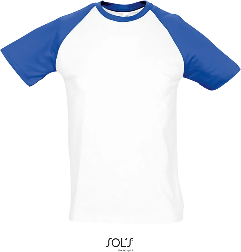 Herren Raglan T-Shirt 2-farbig