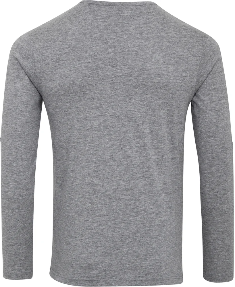 Herren Rollärmel T-Shirt langarm