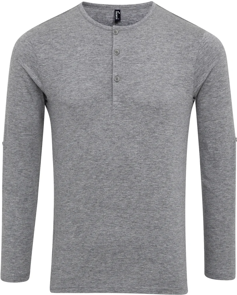 Herren Rollärmel T-Shirt langarm