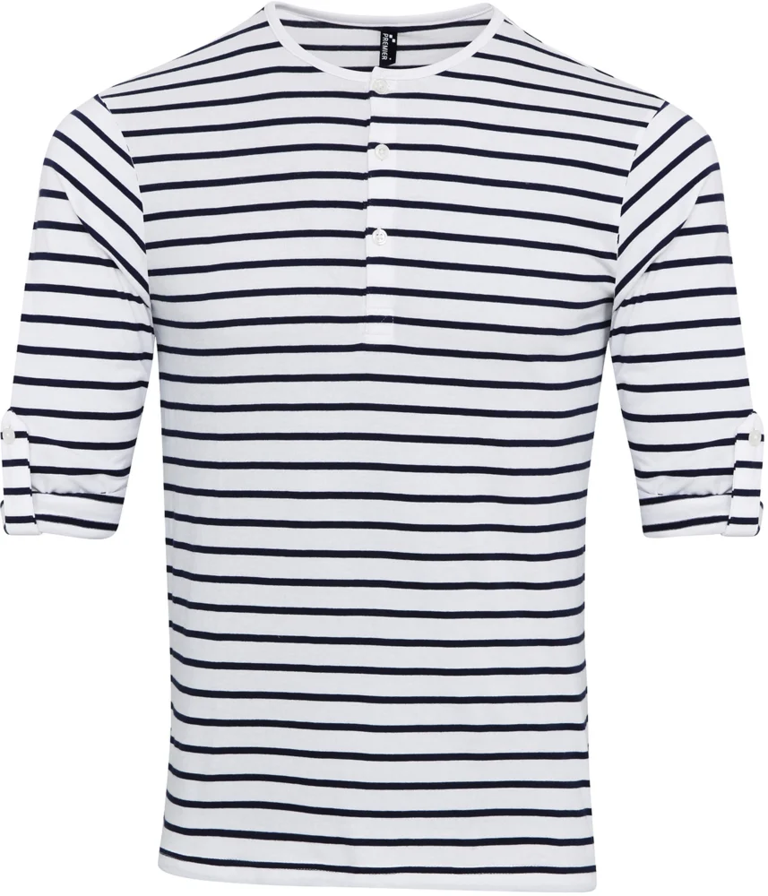 Herren Rollärmel T-Shirt langarm