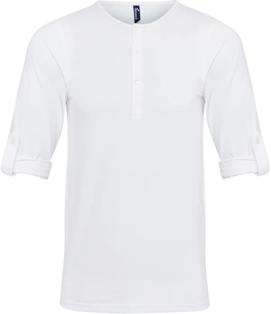 Herren Rollärmel T-Shirt langarm