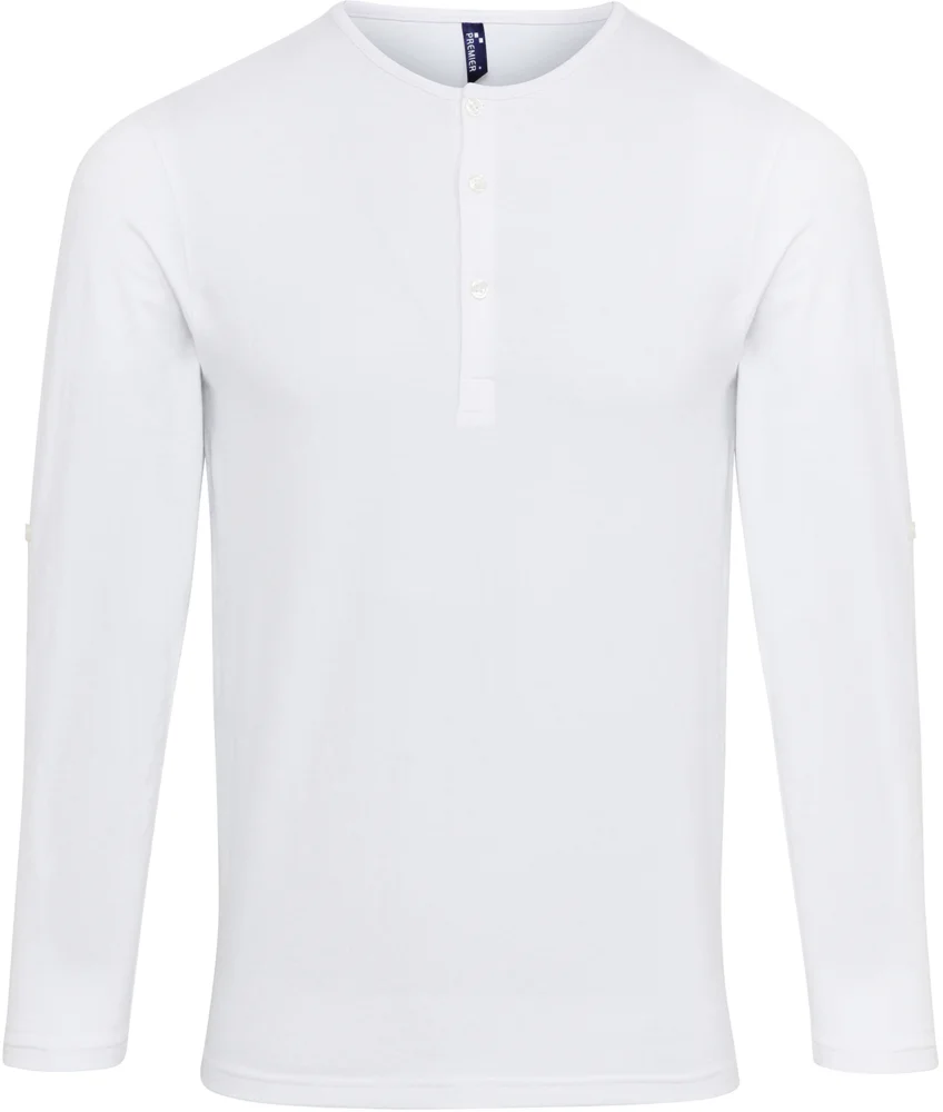 Herren Rollärmel T-Shirt langarm