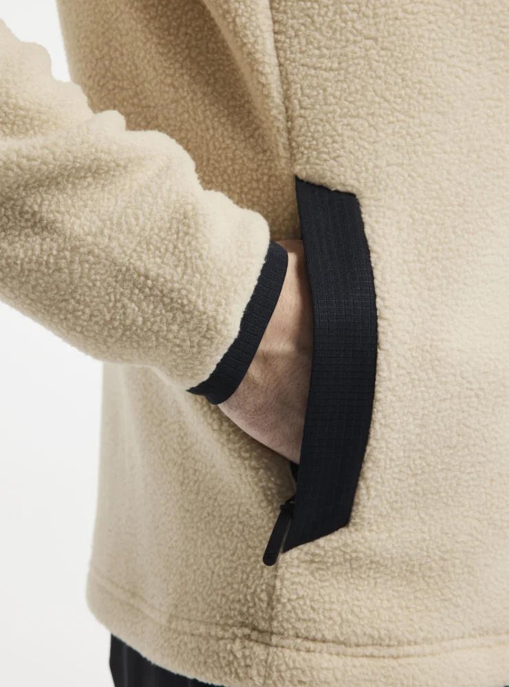 Herren Sherpa Fleece Jacke