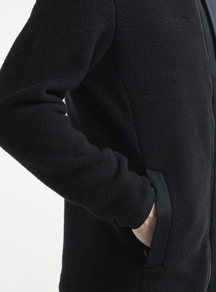 Herren Sherpa Fleece Jacke