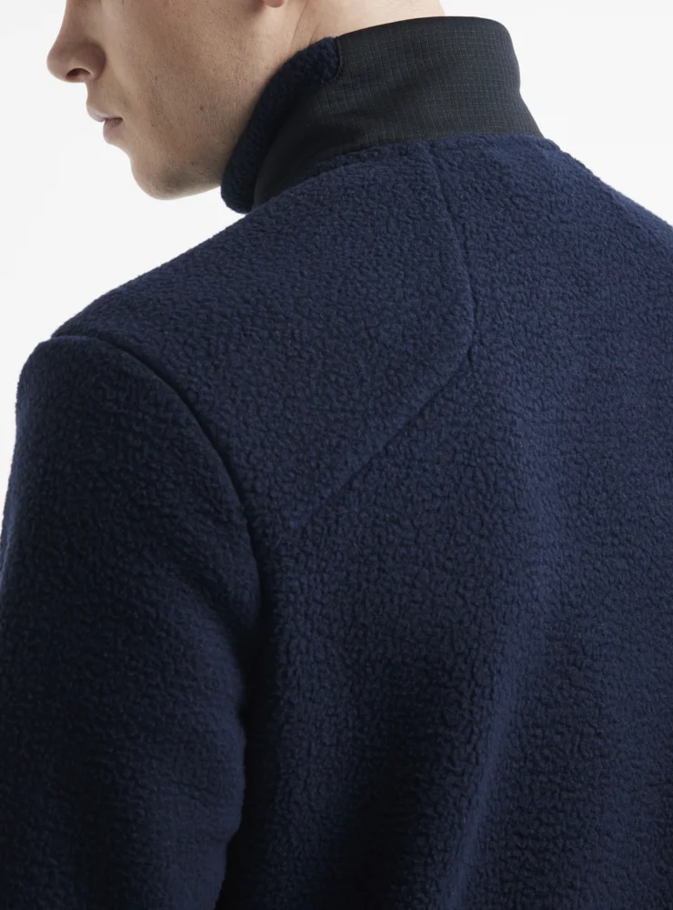Herren Sherpa Fleece Jacke