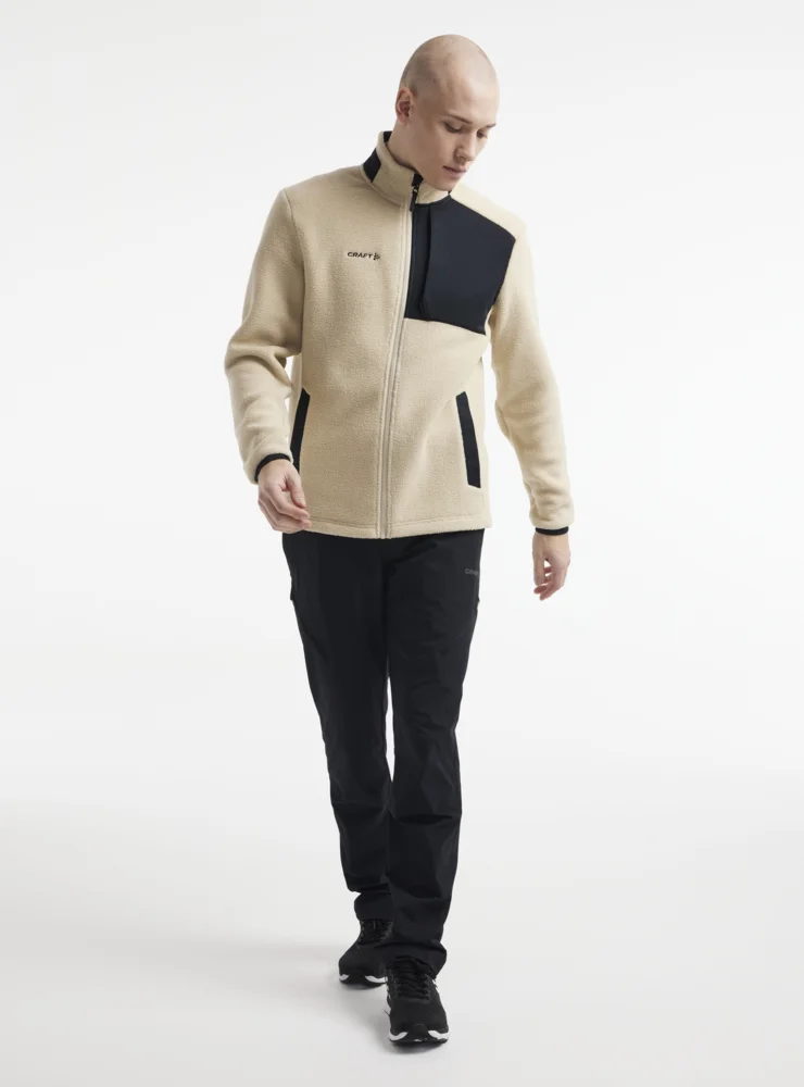 Herren Sherpa Fleece Jacke