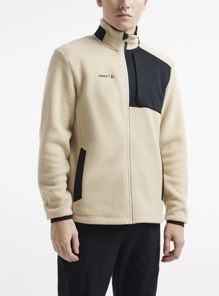 Herren Sherpa Fleece Jacke