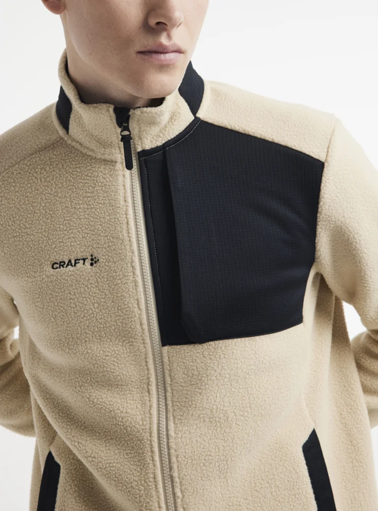 Herren Sherpa Fleece Jacke