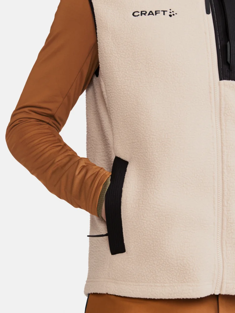 Herren Sherpa Fleece Weste