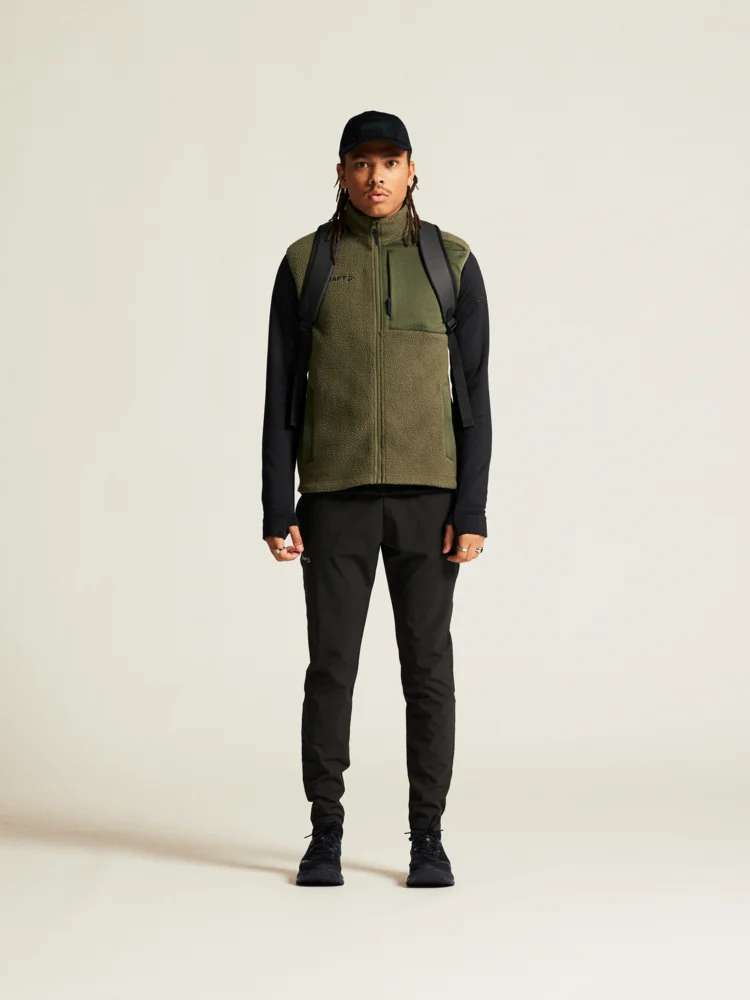 Herren Sherpa Fleece Weste