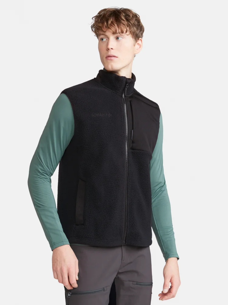 Herren Sherpa Fleece Weste