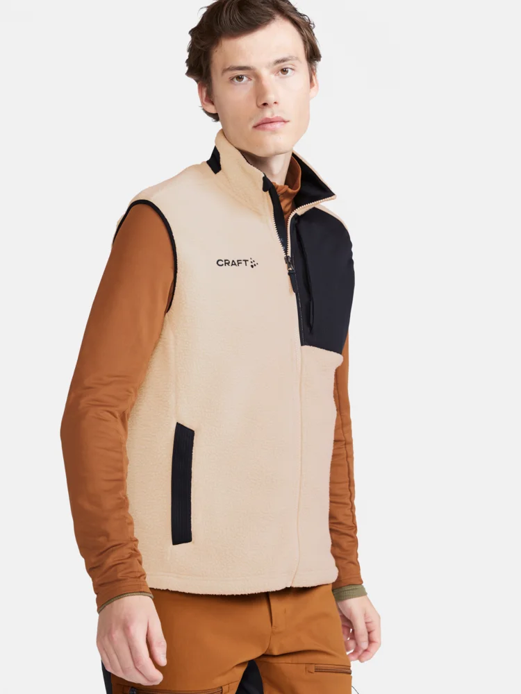 Herren Sherpa Fleece Weste